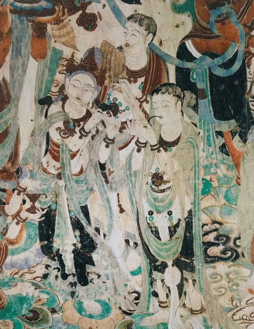 媽媽,敦煌壁畫里的這些人,咋曬得這么黑啊